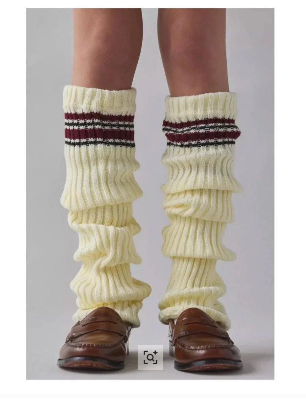 Urban Outfitters Athletic Striped Leg Warmers O/S Streetwear Grunge